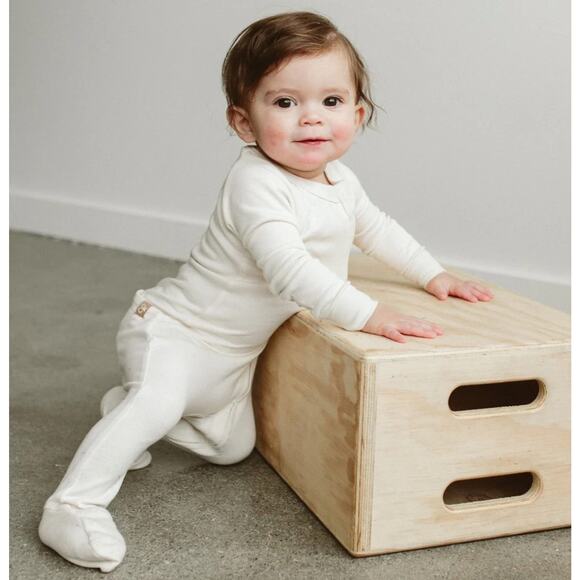 Goumi GROW WITH YOU FOOTIE | cloud NWT 18-24 months - Picture 2 of 3